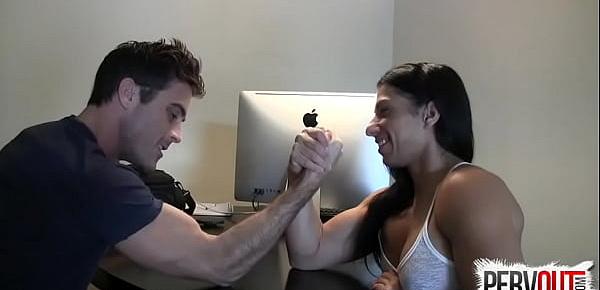  Arm Wrestling for Anal PEGGING LANCE HART ALEXIS RAIN